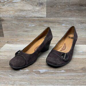 Sofft Brown Wedge Shoes